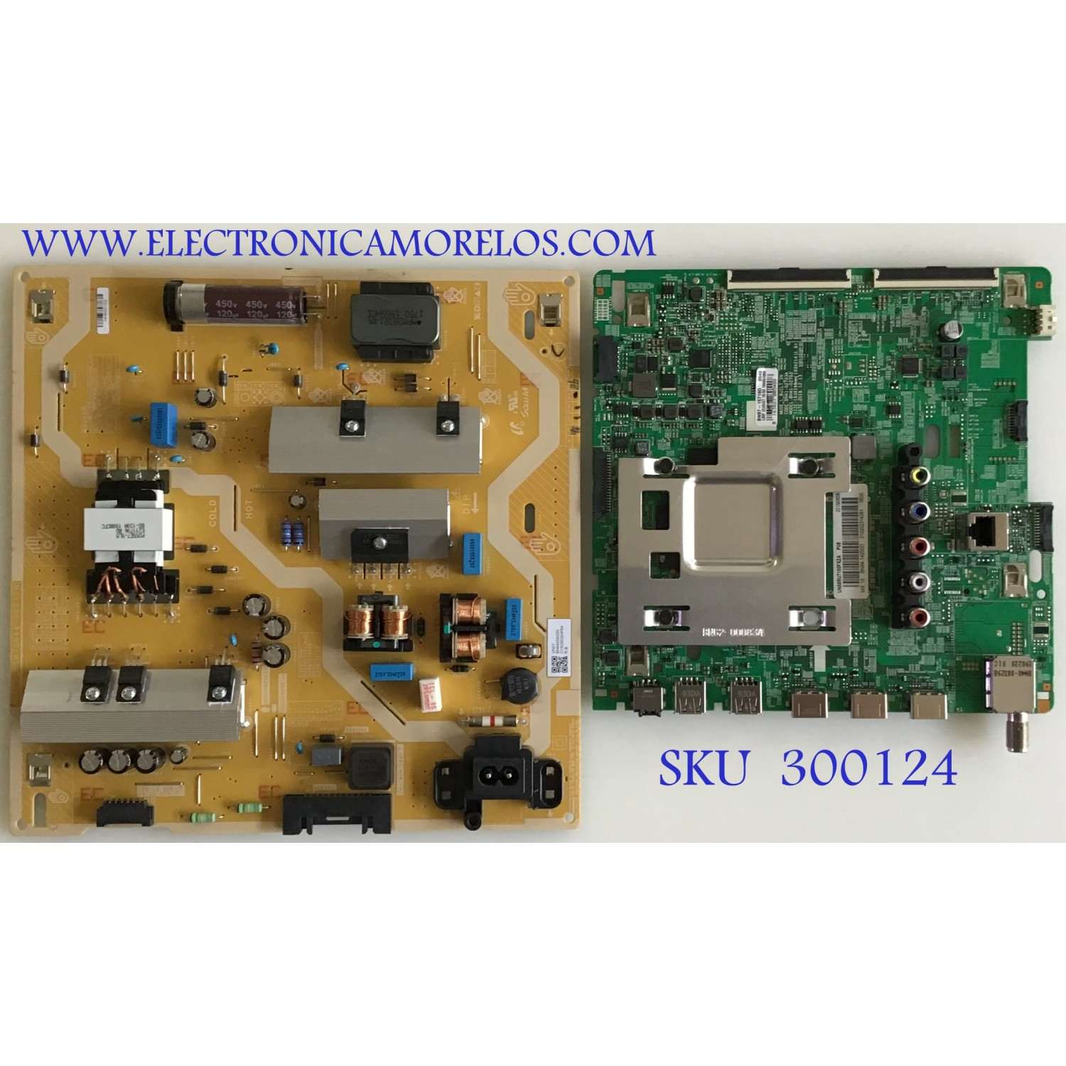 KIT DE TARJETAS PARA TV SAMSUNG 4K·UHD·HDR / NUMERO DE PARTE MAIN BN94-14200D / BN41-02703A / BN97-15719D / BN9414200D / FUENTE BN44-00932N / L55E7_RSM / BN44-00932N / PANEL CY-NN055HGLV2H / DISPLAY LSF550FN09-L05 / 39045D / MODELOS UN55RU7100FXZA FA01